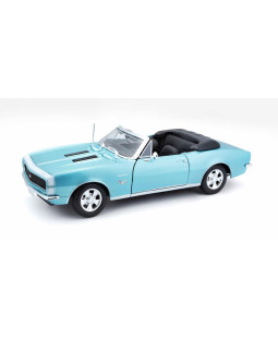 Maisto Chevrolet Camaro SS 396 Convertible (1967), metal tyrkysová, 1:18