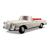 Maisto 1967 Mercedes-Benz 280SE, Cabrio, krémová, 1:18