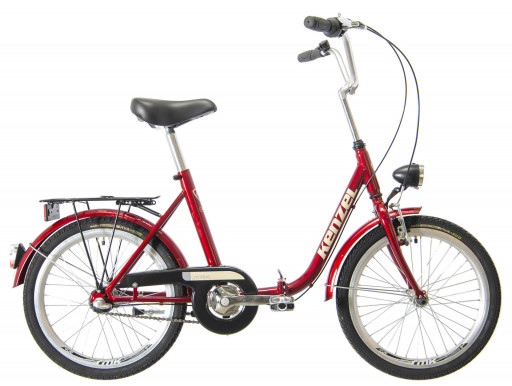 Kenzel Skládací kolo Camping Classic 3spd 2022 bordové