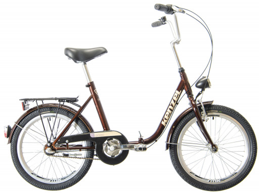 Kenzel Skládací kolo Camping Classic 3spd 2022 hnědé