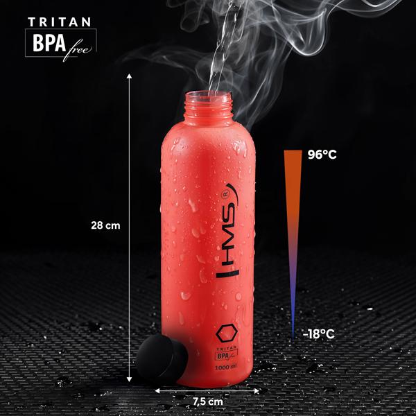 Tritanová láhev na pití NILS Camp NCD61, červená, 1000 ml.