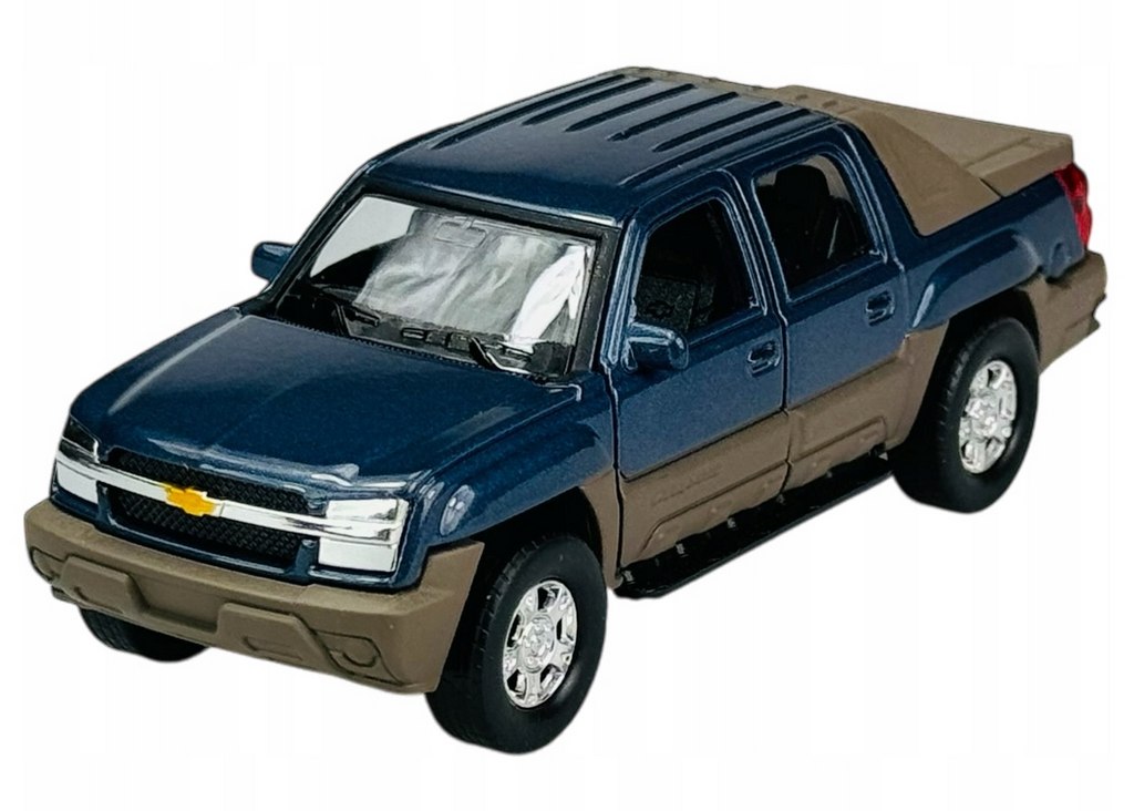 Welly Chevrolet ´02 Avalanche, modrý 1:34-39