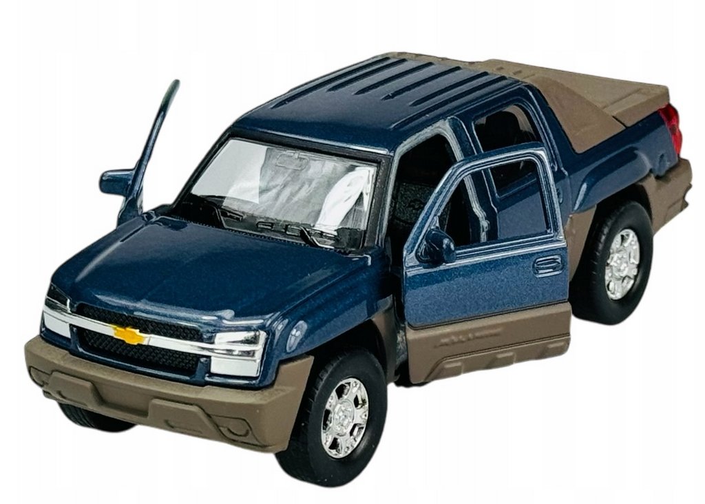 Welly Chevrolet ´02 Avalanche, modrý 1:34-39