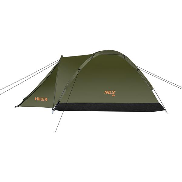 Turistický stan NILS Camp NC6010 Hiker khaki pro 2 osoby