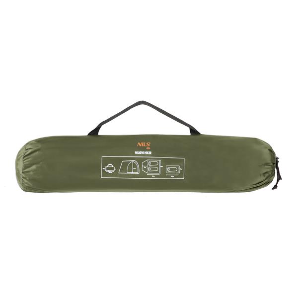 Turistický stan NILS Camp NC6010 Hiker khaki pro 2 osoby