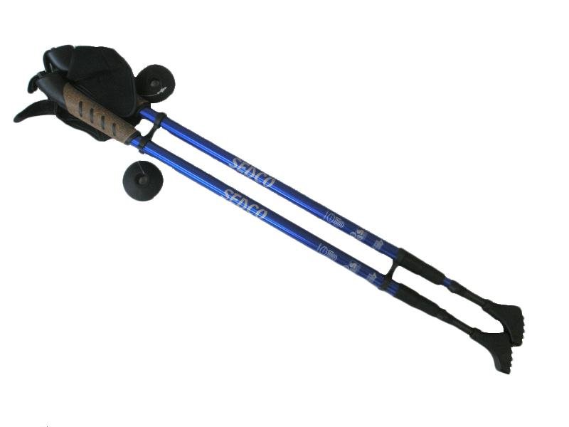 Sedco Trekové teleskopické hole Nordic Mt.Balenc, modré, 65-135 cm