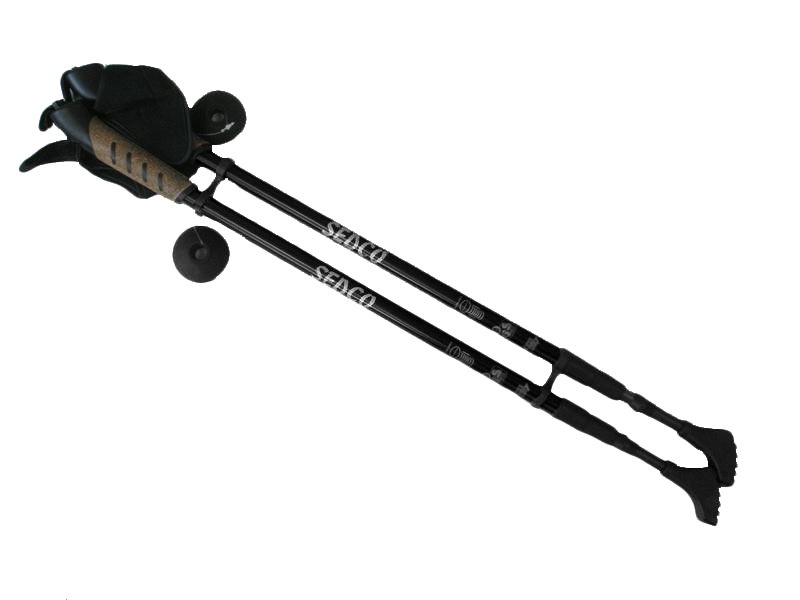 Sedco Trekové teleskopické hole Nordic Mt.Balenc, černé, 65-135 cm