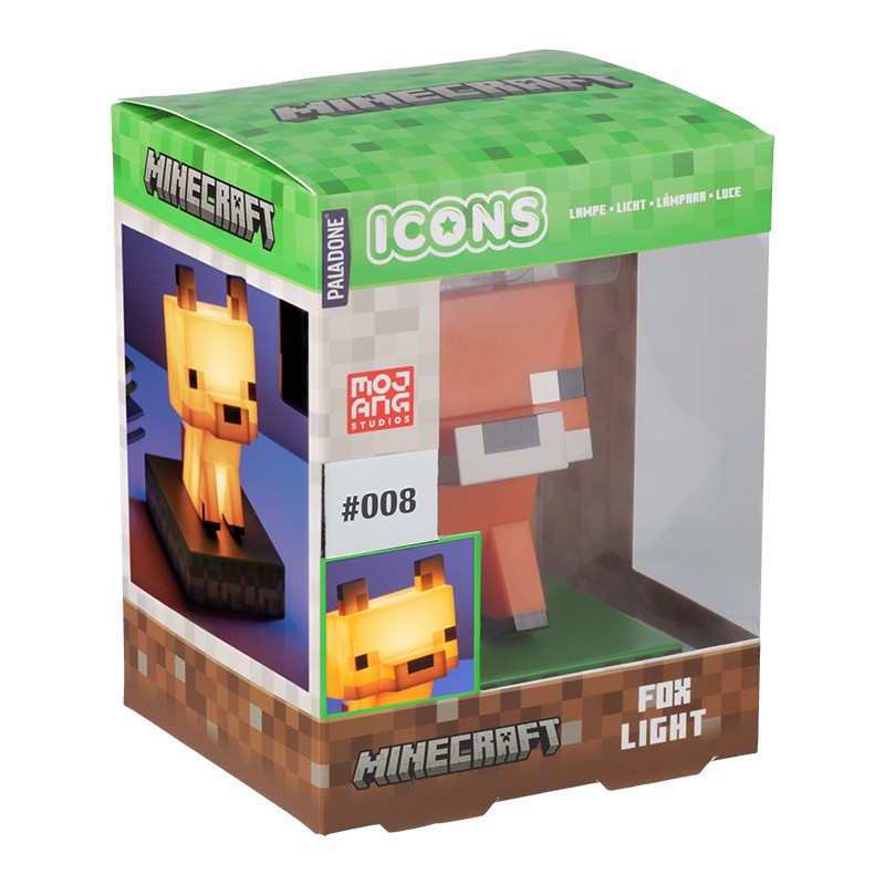 Paladone Minecraft Fox lampička, Icon Lights