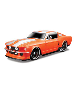 Maisto RC 1967 Ford Mustang GT Radio Control Vehicle, oranžový 1:24