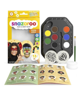 Snazaroo velká sada obličejových barev - Zvířecí svět