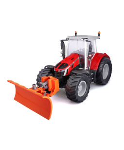 Maisto RC Massey Ferguson traktor s radlicí se světly, 2,4 GHz, 1:16
