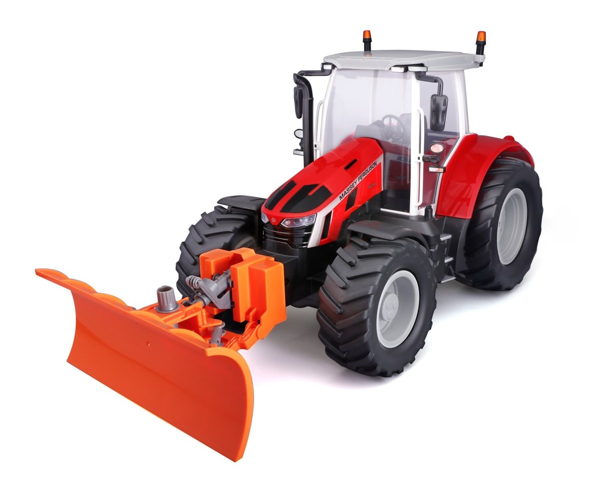 Maisto RC Massey Ferguson traktor s radlicí se světly, 2,4 GHz, 1:16