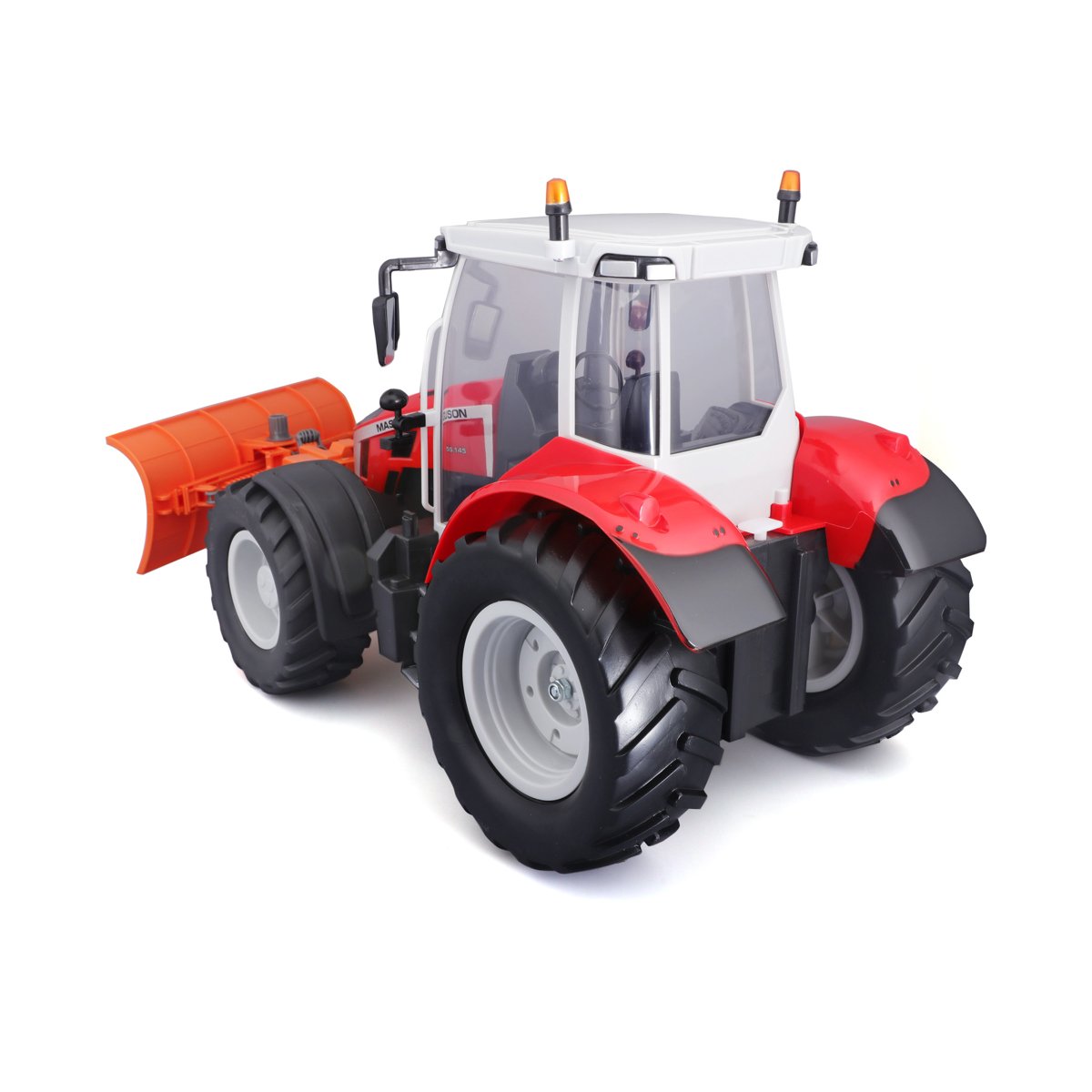 Maisto RC Massey Ferguson traktor s radlicí se světly, 2,4 GHz, 1:16