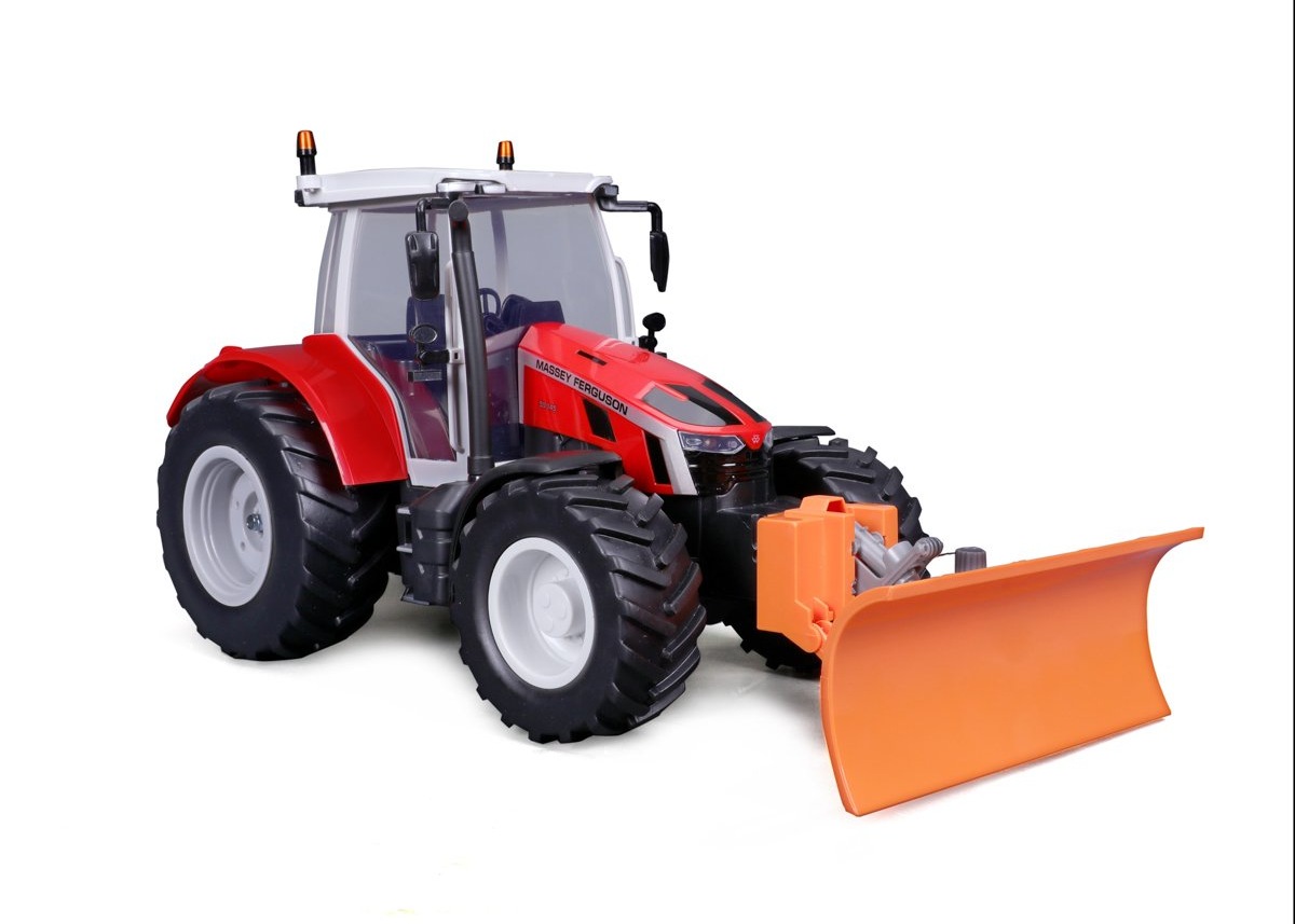 Maisto RC Massey Ferguson traktor s radlicí se světly, 2,4 GHz, 1:16