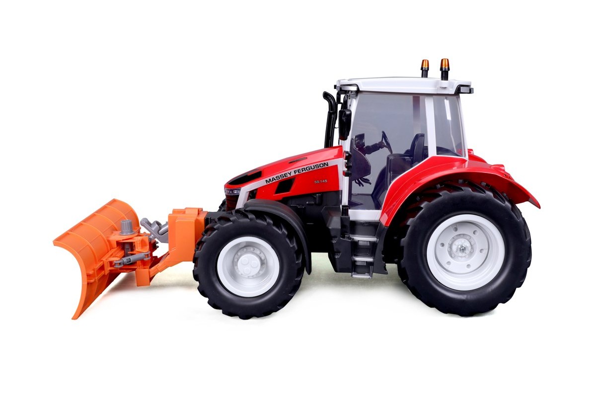 Maisto RC Massey Ferguson traktor s radlicí se světly, 2,4 GHz, 1:16