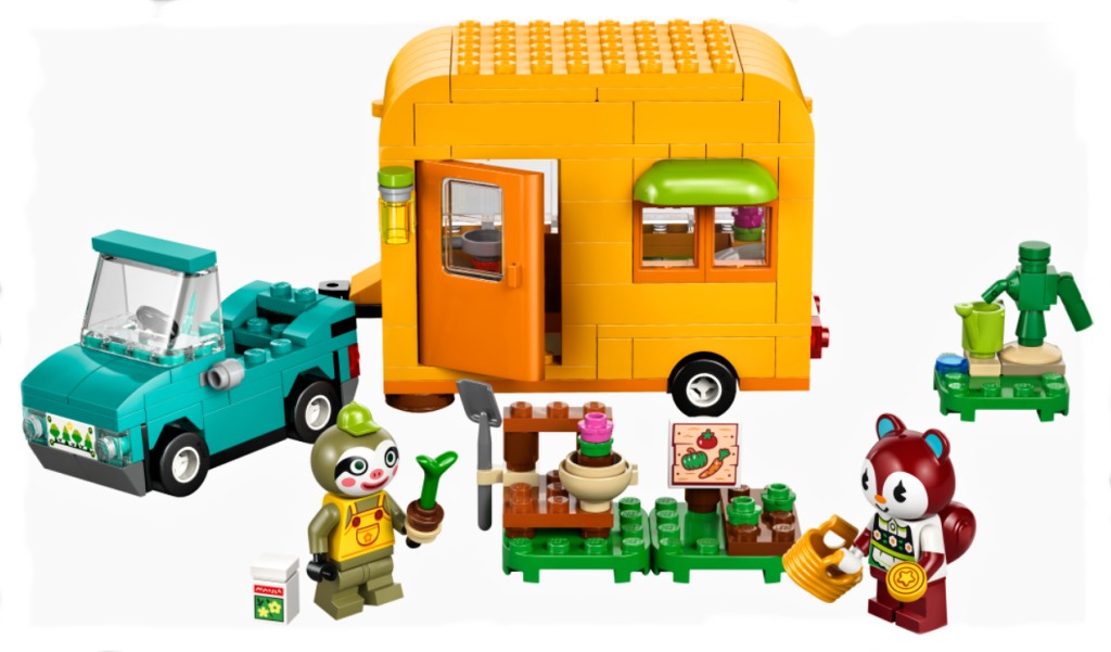 LEGO Animal Crossing 77054 Leif, karavan a zahradnictví