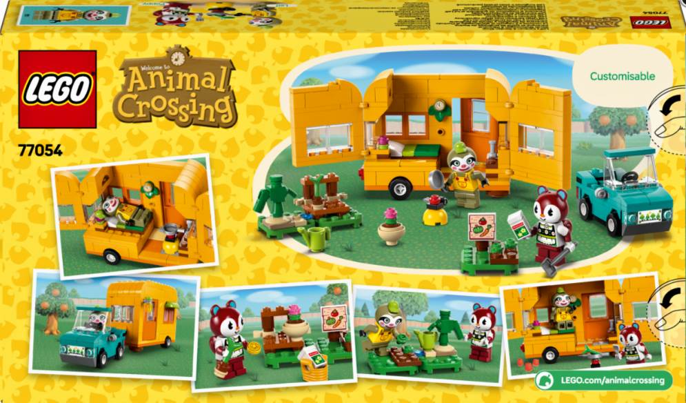 LEGO Animal Crossing 77054 Leif, karavan a zahradnictví