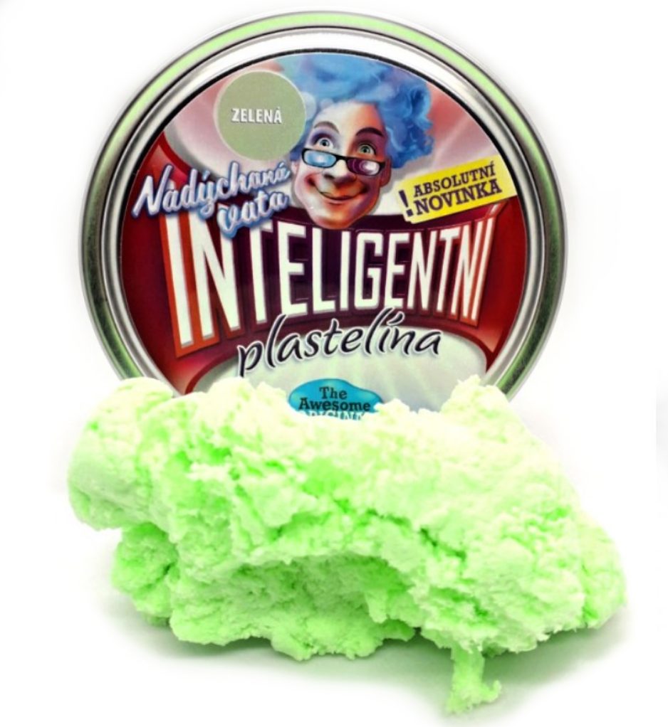 Inteligentní plastelína - Zelená vata