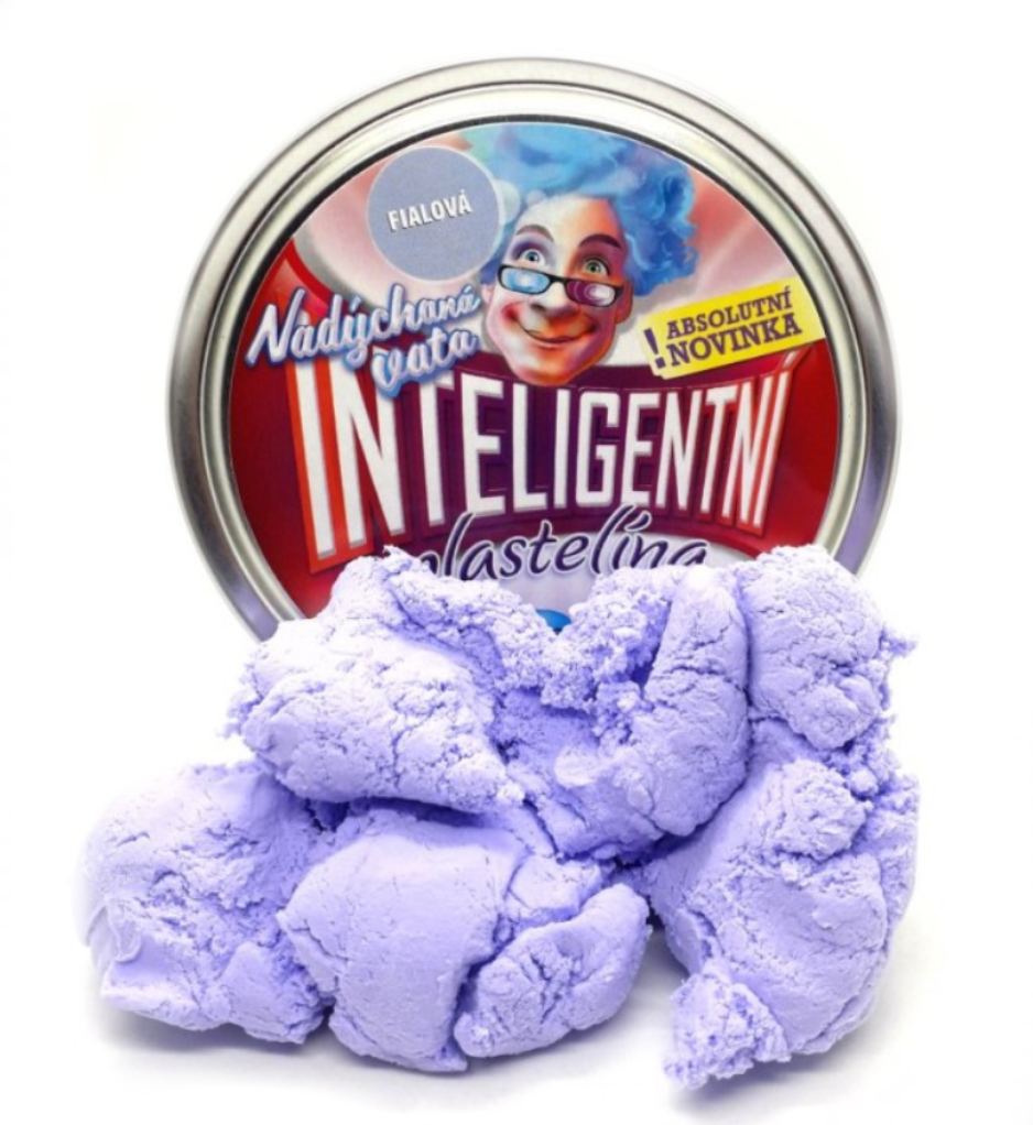 Inteligentní plastelína - Fialová vata