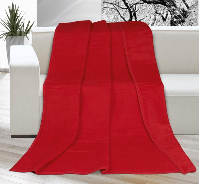 Bellatex Přikrývka KIRA PLUS Červená - 150x200 cm