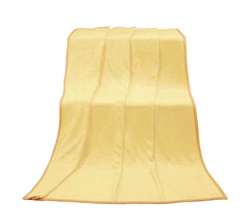 Bellatex Přikrývka Korall micro jednolůžko, Vanilka - 150x200 cm