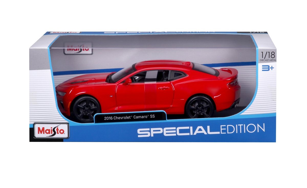 Maisto Chevrolet Camaro SS, červená, 1:18