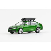 Abrex Škoda Octavia III (2012) s boxem, Zelená Rallye Metalíza 1:43