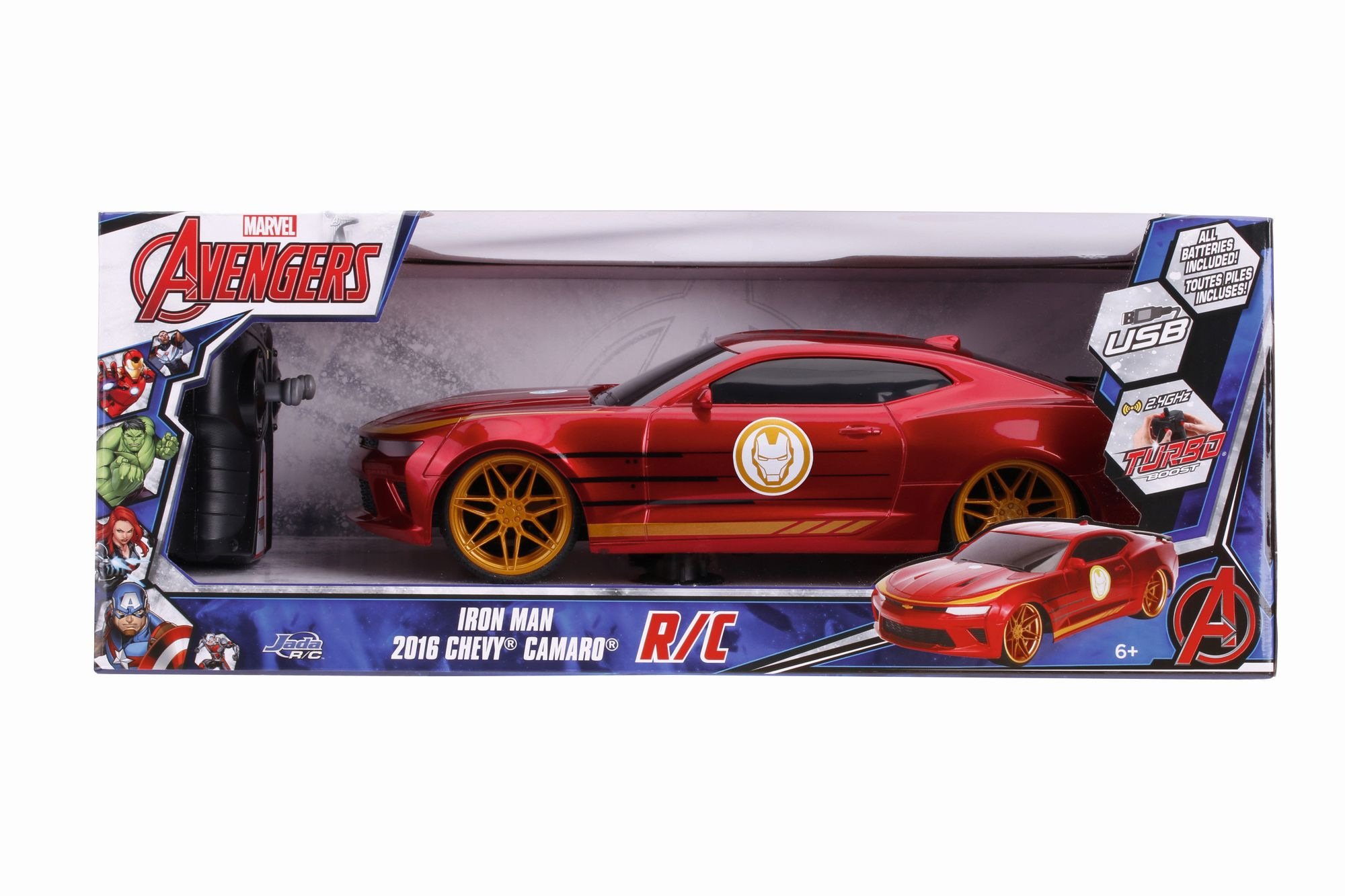 Jada Marvel RC Iron Man 2016 Chevy 1:16