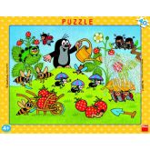 Deskové puzzle 40 dílků - Krtek v jahodách