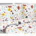 Bellatex Povlečení flanelové, Barevná mozaika - 140x200, 70x90 cm