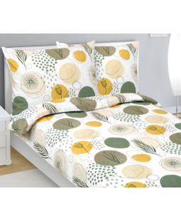 Bellatex Povlečení flanelové, Barevné kola - 140x200, 70x90 cm