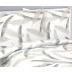 Bellatex Povlečení flanelové, Pírka šedá - 140x200, 70x90 cm
