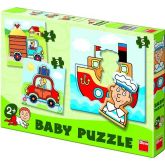 Dětské puzzle Dopravní prostředky  3 - 5 dílků