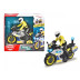 Dickie Toys Policejní motorka s jezdcem, 17cm