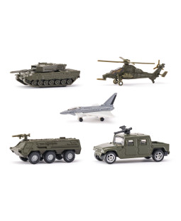 Siku Military - Sada vojenských vozidel, 5 ks