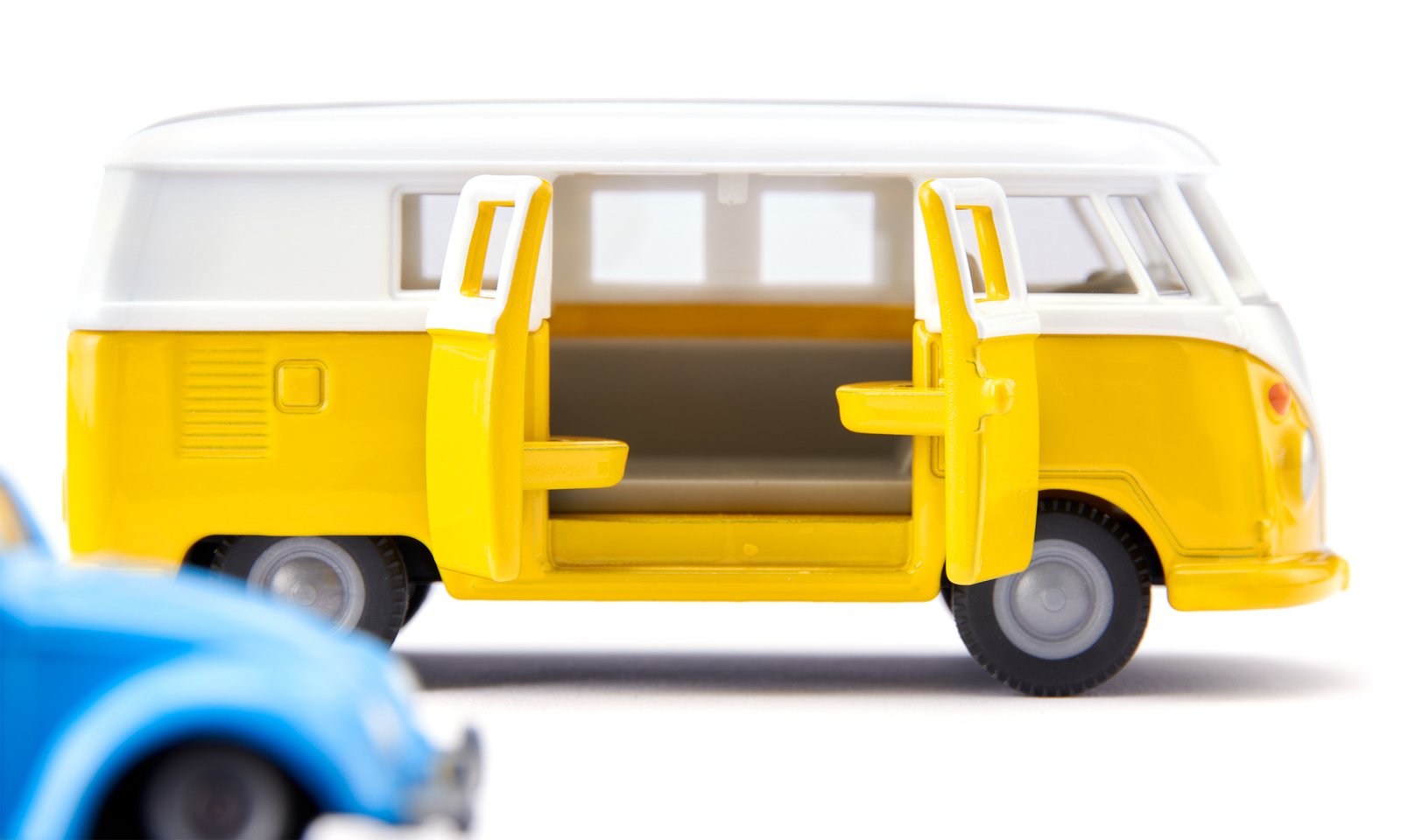 Siku set Volkswagen T1 Samba s přívěsem a Volkswagen Brouk 1:50
