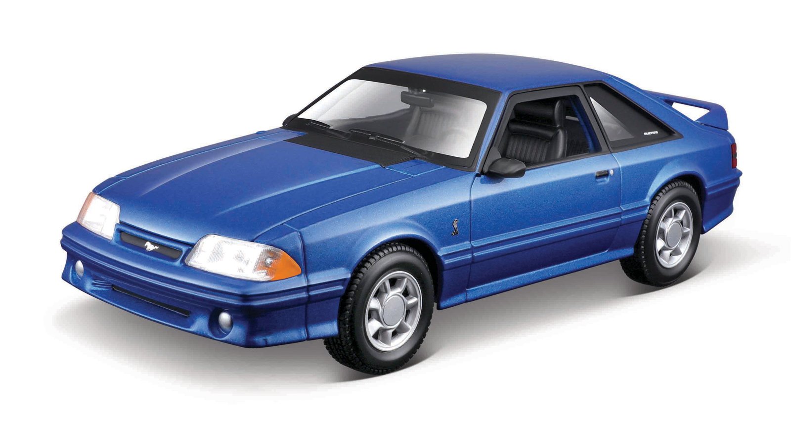 Maisto Stavebnice auta 1993 Ford Mustang SVT Cobra, metal modrá, 1:24