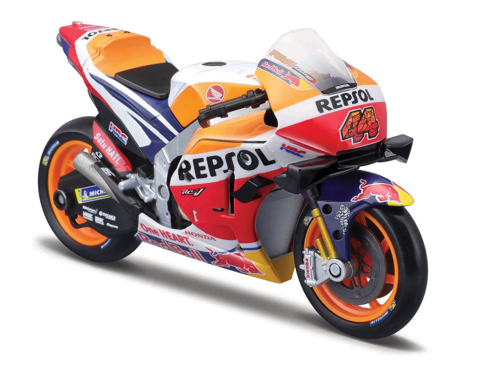 Maisto Motocykl, Repsol Honda Team 2021, (#44 POL ESPARGARO), 1:18