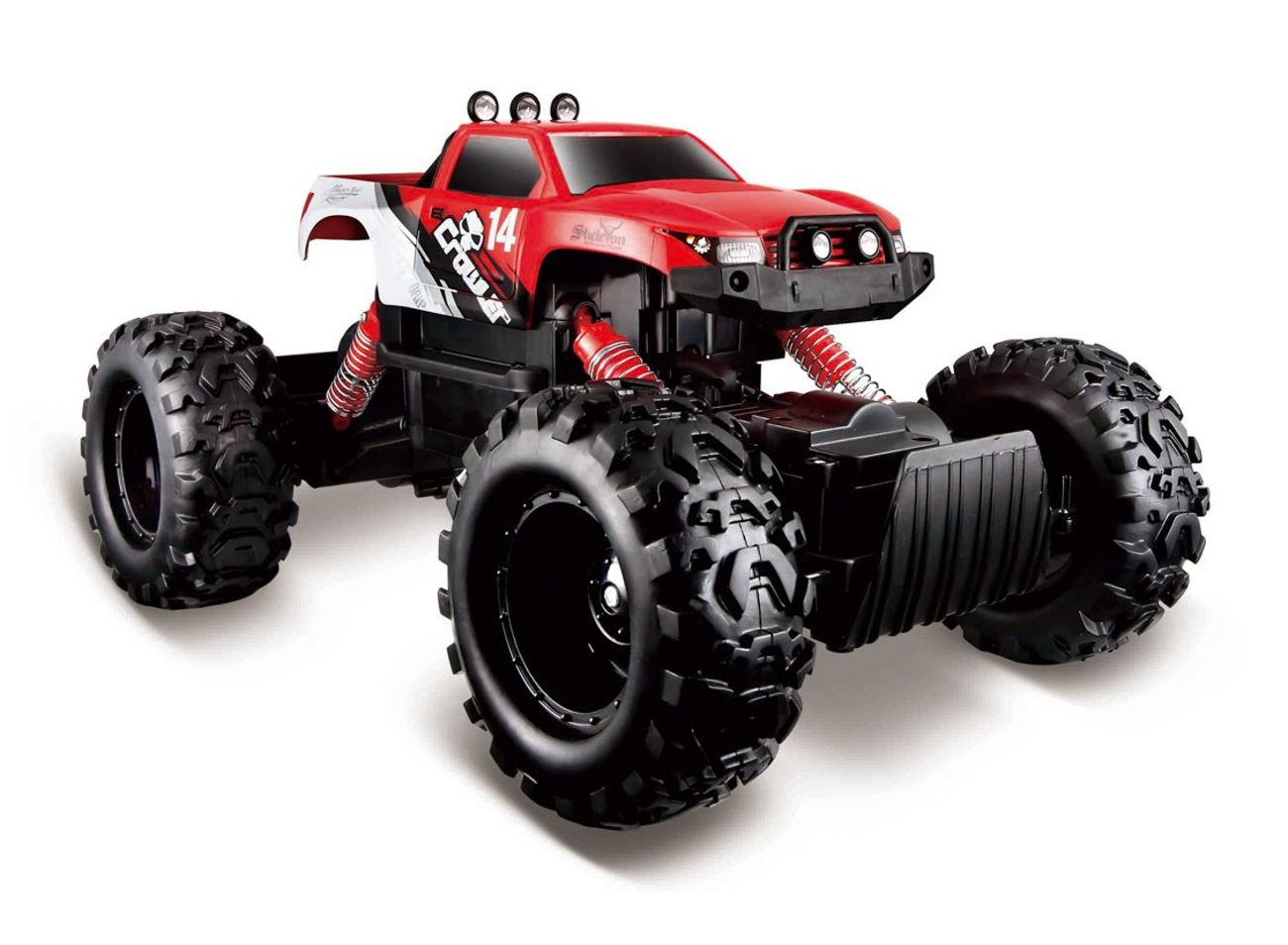 Maisto RC Rock Crawler, červený, 2,4 GHz