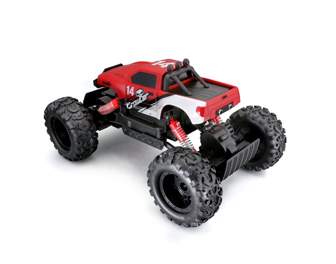 Maisto RC Rock Crawler, červený, 2,4 GHz