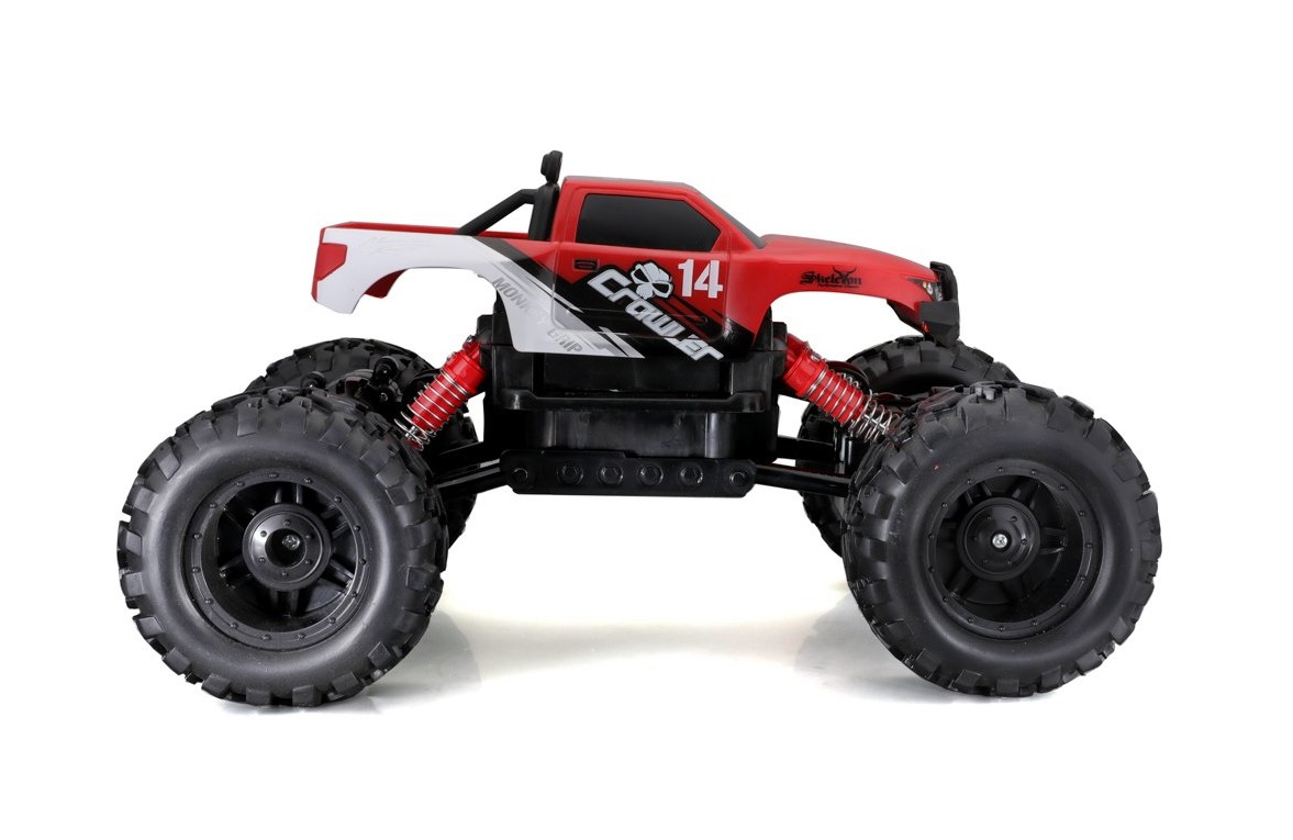 Maisto RC Rock Crawler, červený, 2,4 GHz