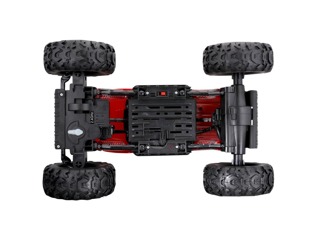 Maisto RC Rock Crawler, červený, 2,4 GHz