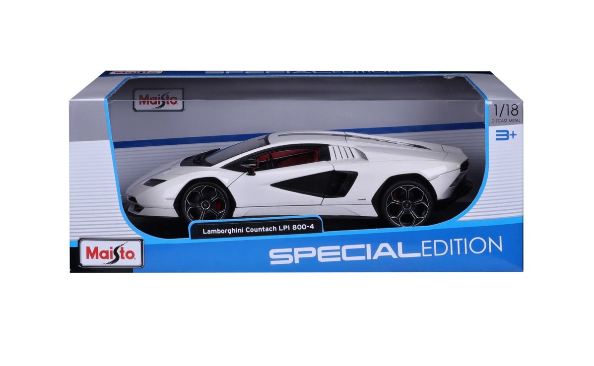 Maisto Lamborghini Countach LPI 800-4, bílá, 1:18