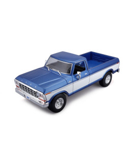Maisto 1979 Ford F150 Pick-up, metal modrá, bílá, 1:18