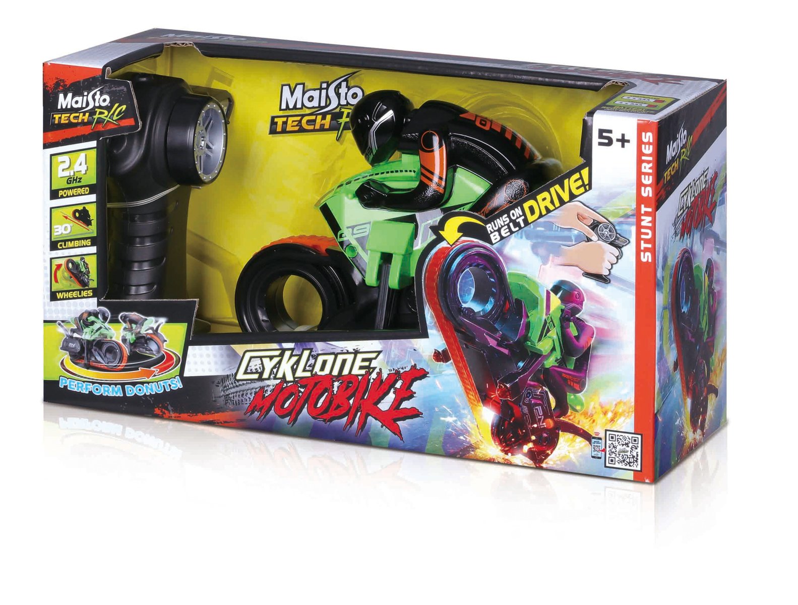 Maisto RC Motocykl Cyklone, 2,4GHZ, 30°stoupání