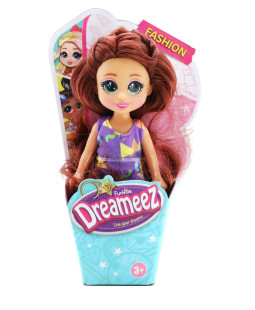 Dreameez mini panenka v kornoutku, hnědovláska