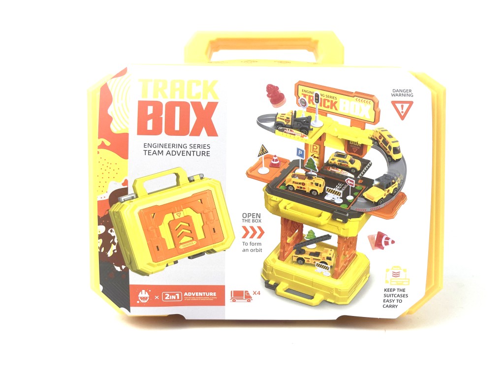 Alltoys Hrací set v kufříku 2v1 - stavební stroje
