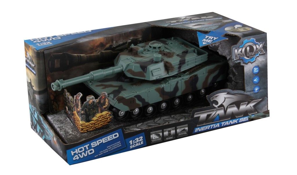 Plastový tank na setrvačník, 28cm