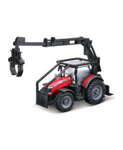Bburago Farm Traktor Massey Ferguson 8740S - lesní traktor