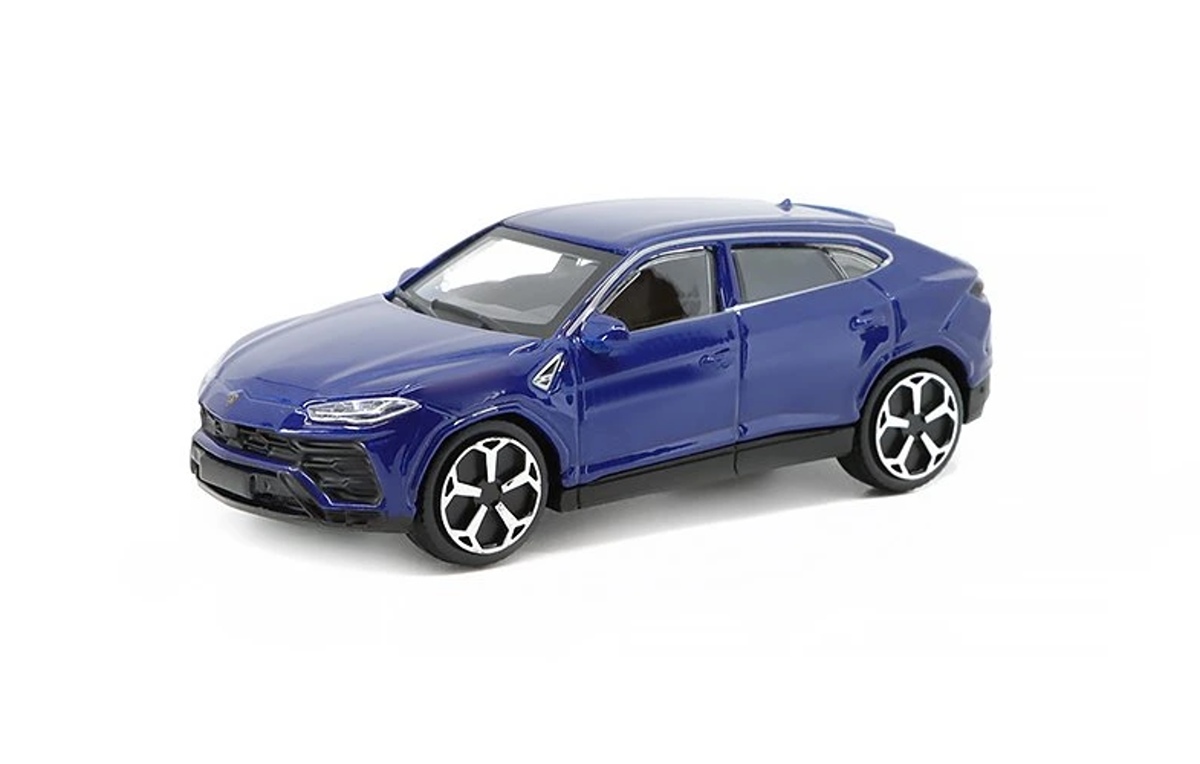 Bburago Multicar Carrier Scania 770S Black a Lamborghini Urus 1:43